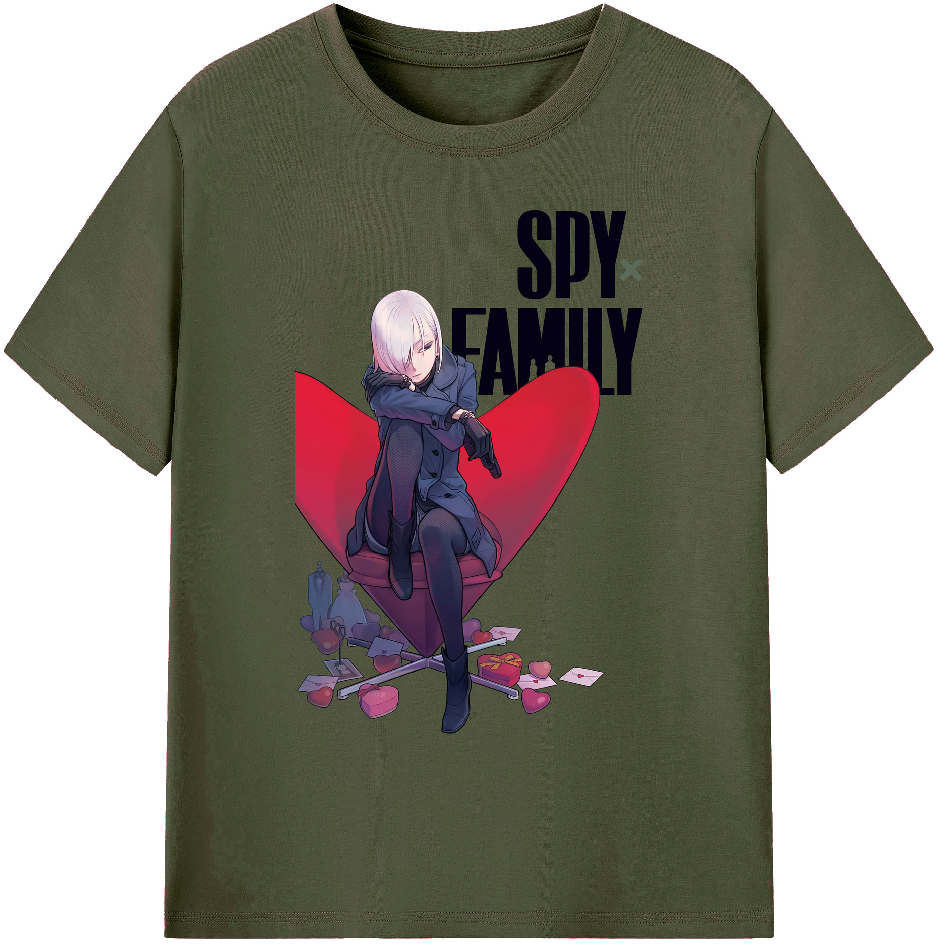 （画像用） SPY×FAMILY间谍家家酒 綿100％ メンズ半袖Tシャツ｜肌触りやわらか＆通気性